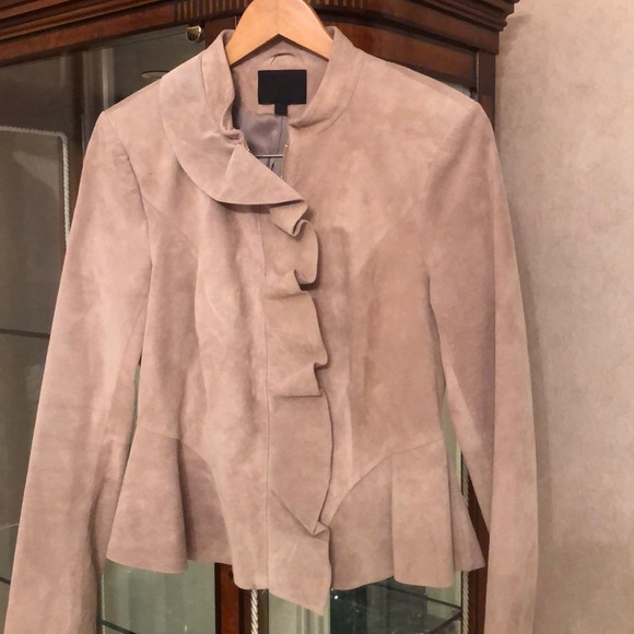 Dixon Suede Ruffle Jacket - Picture 3 of 8